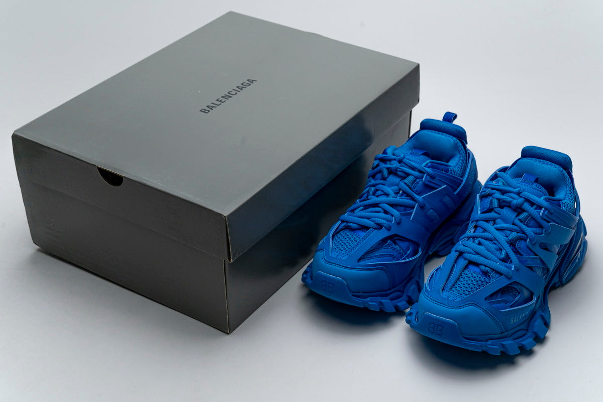 Balenciaga Track Sneakers "Sapphire Blue"-retro thick sole dad shoes，Women's Shoe Sale / Men's Shoe Sale