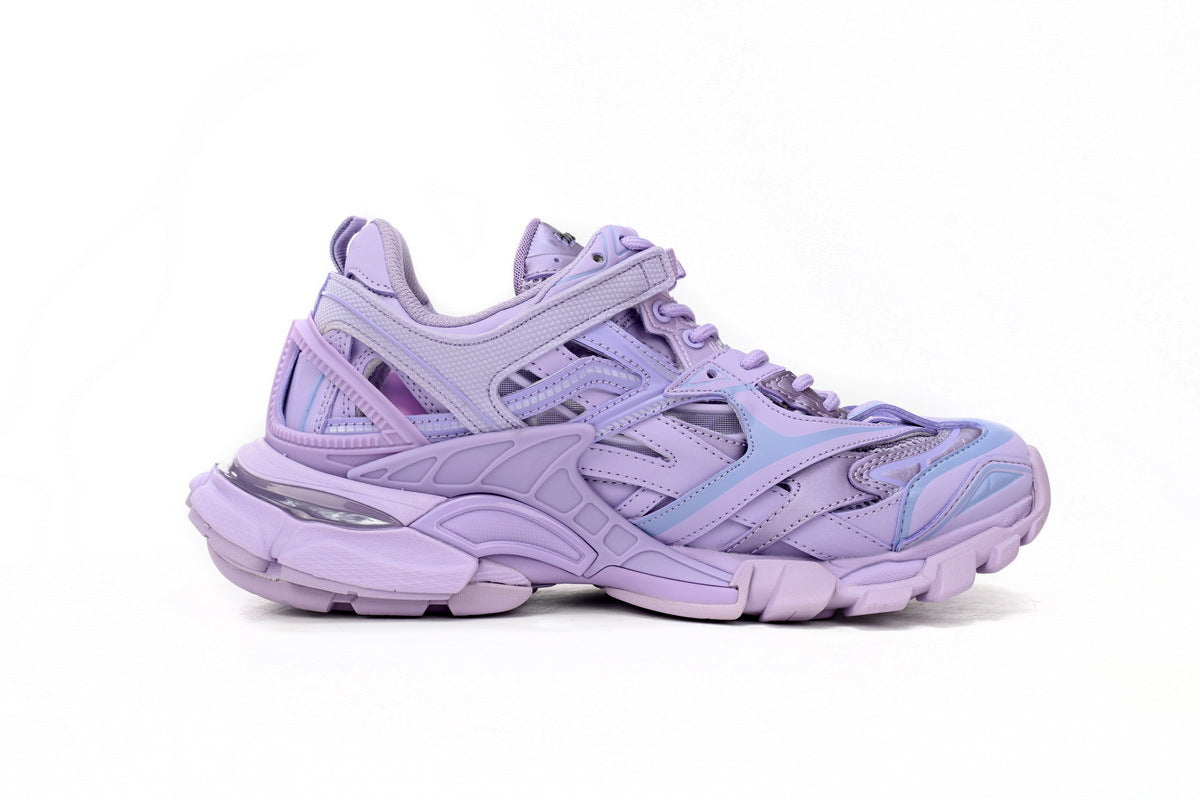Balenciaga Track 2 Sneakers Women "Lavender"-retro thick sole dad shoes，Women's Shoe Sale / Men's Shoe Sale