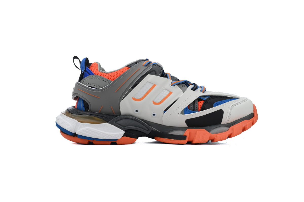 Balenciaga Track 2.0 Sneakers "White Grey Orange Blue" Men Women Outdoor Dad Shoes