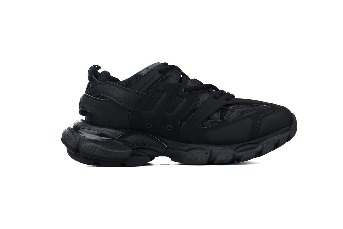 Balenciaga Track Trainer Sneakers "All Black"-retro thick sole dad shoes，Women's Shoe Sale / Men's Shoe Sale
