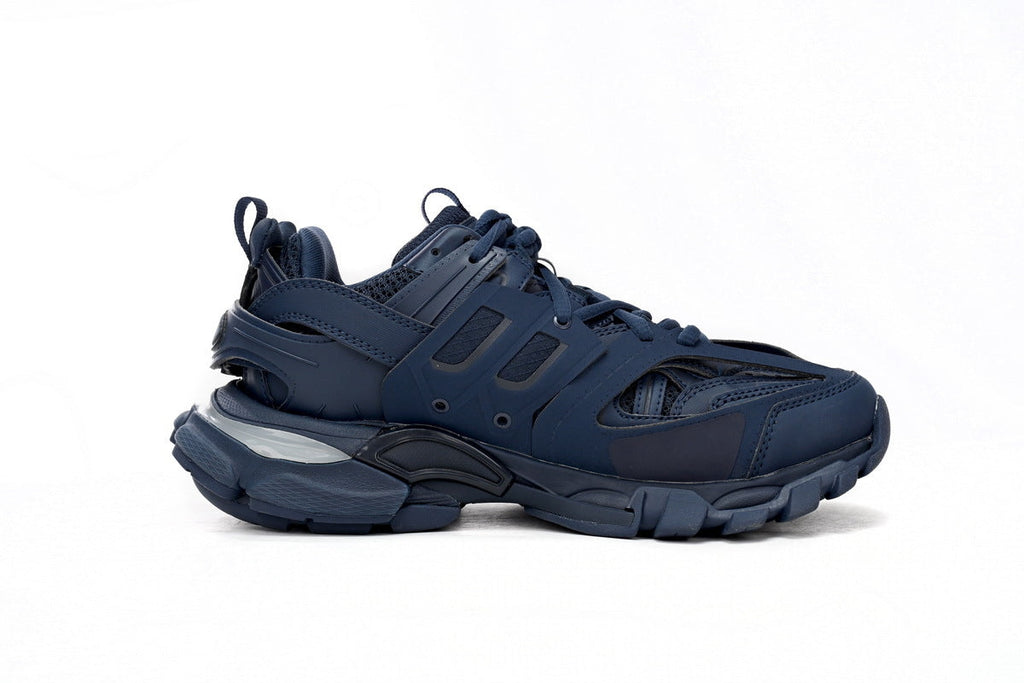 Balenciaga Track Sneakers "Dark Navy" Mesh Chunky Low Top Trainer