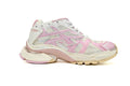Balenciaga Runner Sneaker "White Pink Beige"-retro thick sole dad shoes，Women's Shoe Sale / Men's Shoe Sale