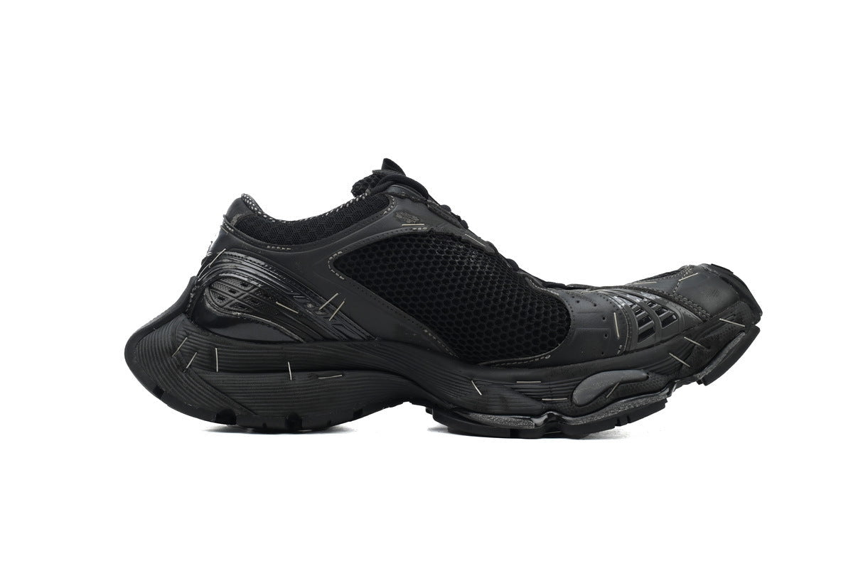 Balenciaga Stapler Sneakers Men Women "Black"-retro thick sole dad shoes，Women's Shoe Sale / Men's Shoe Sale