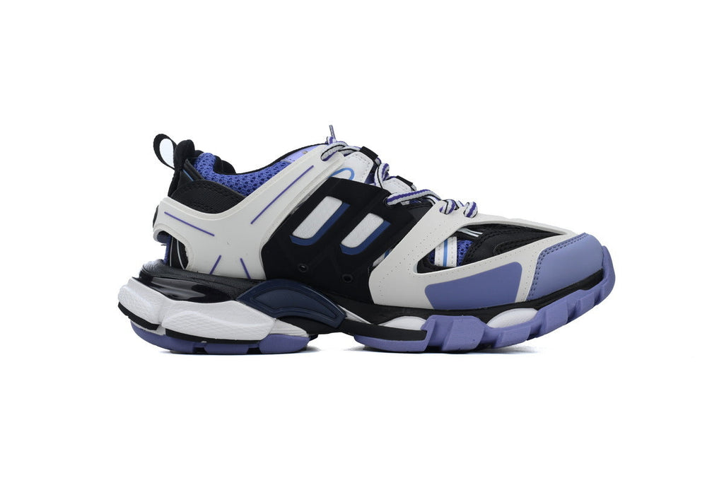Balenciaga Track 2.0 Sneakers "Purple/White/Black" Men Women Outdoor Hiking Dad Shoes