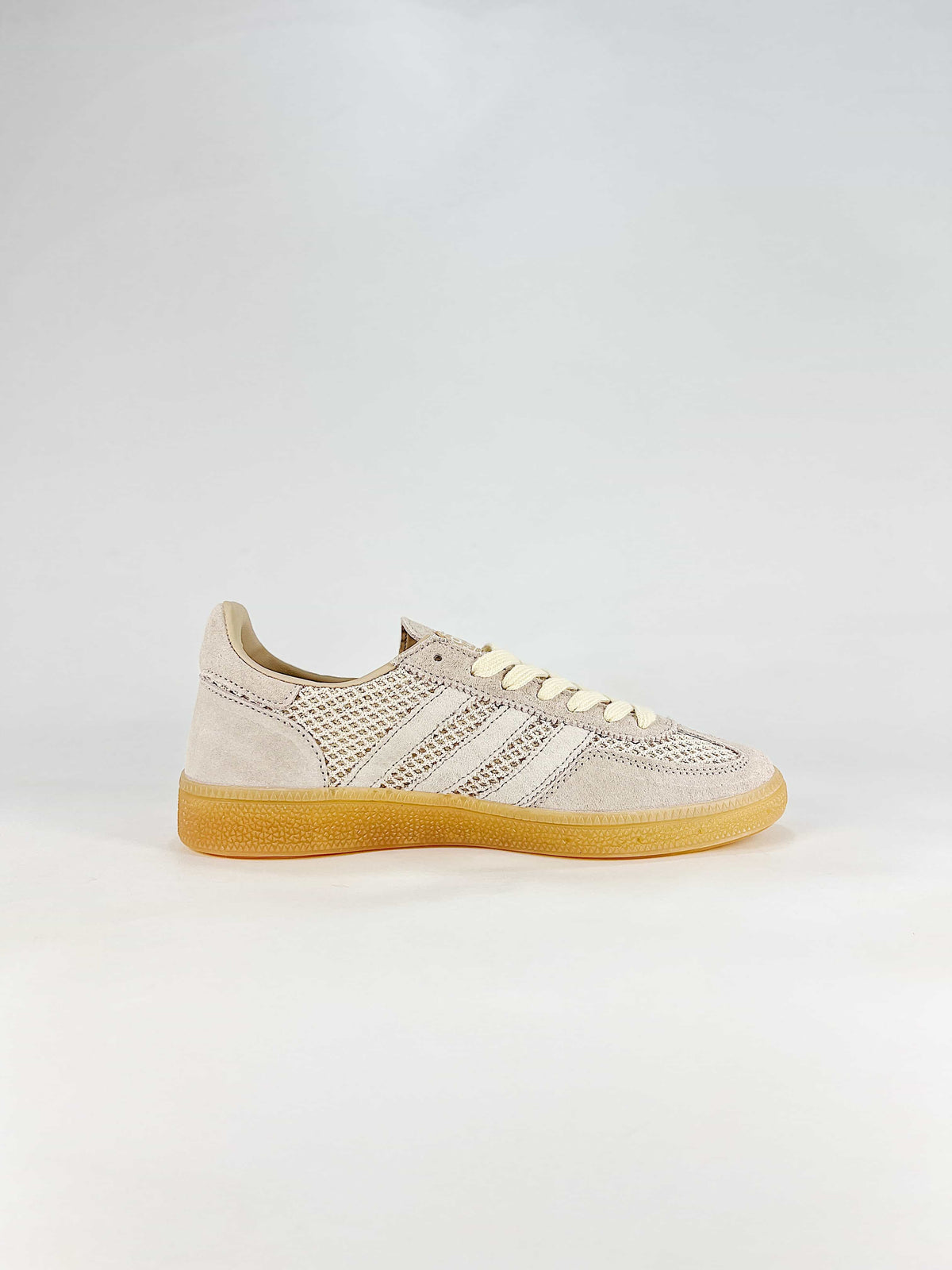 Adidas Handball Spezial Mesh Suede Sneakers "Cream Beige"-Classic sneakers，Adidas Women's Shoe Sale / Men's Shoe Sale