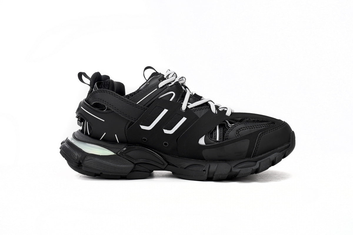 Balenciaga Track Sneakers "Black White" Mesh Chunky Low Top Trainer