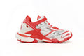 Balenciaga Track 2 Open Sneakers "White Bright Red"-retro thick sole dad shoes，Women's Shoe Sale / Men's Shoe Sale