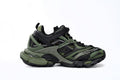 Balenciaga Track 2 Open Sneakers "Black Green"-retro thick sole dad shoes，Women's Shoe Sale / Men's Shoe Sale
