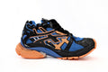 Balenciaga Runner Mid Sneakers Blue Orange Mesh "Blue Orange" Chunky Mid Top Trainer