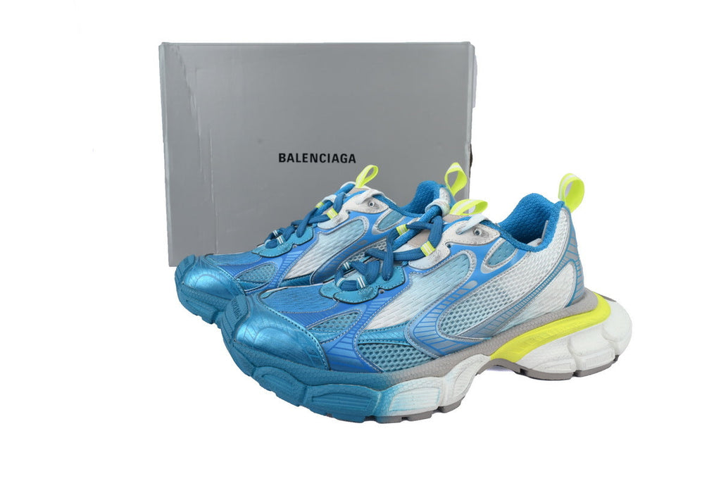 Balenciaga 3XL Sneaker "Blue White Yellow"-retro thick sole dad shoes，Women's Shoe Sale / Men's Shoe Sale