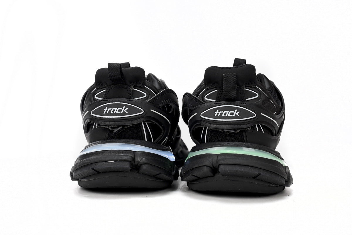 Balenciaga Track Sneakers "Black White" Mesh Chunky Low Top Trainer