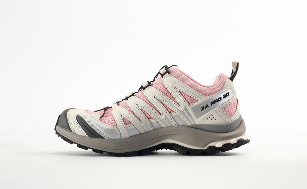 Salomon XA PRO 3D "Pink White Grey" Outdoor Trail Hiking Shoes- outdoor hiking shoes/Women's Shoe Sale / Men's Shoe Sale