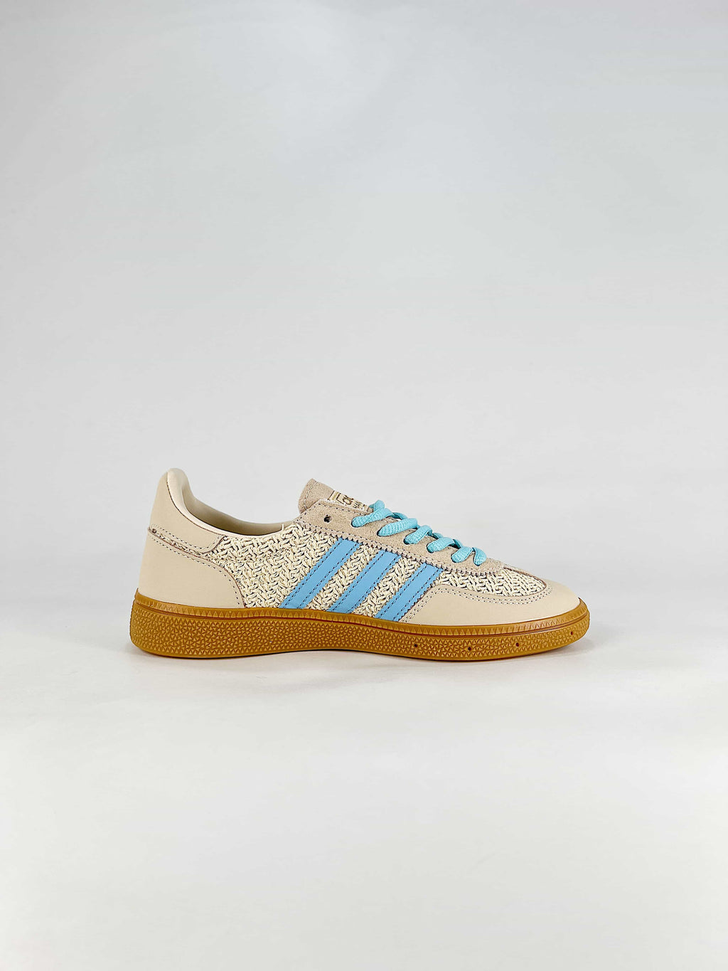 Adidas Originals Handball Spezial "Beige Light Blue Gum" Sneakers-Classic sneakers，Adidas Women's Shoe Sale / Men's Shoe Sale