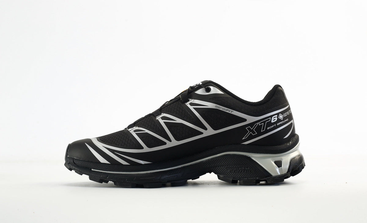 Salomon XT-6 GTX Trail Running Shoes "Black Silver"- outdoor hiking shoes/Women's Shoe Sale / Men's Shoe Sale