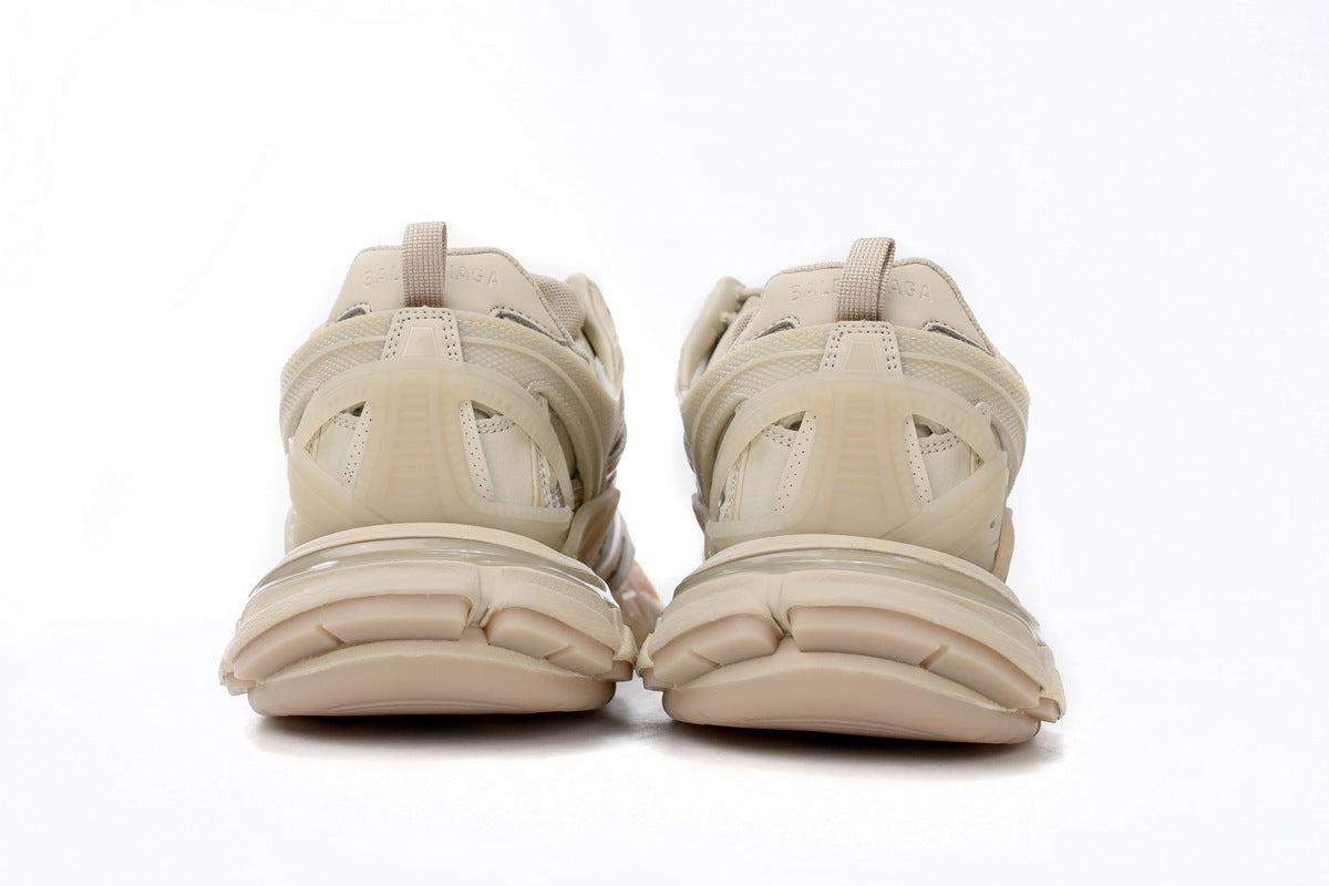 Balenciaga Track 2 Open Sneakers "Light Apricot"-retro thick sole dad shoes，Women's Shoe Sale / Men's Shoe Sale