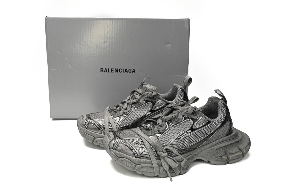 Balenciaga 3XL Sneaker "Grey"-retro thick sole dad shoes，Women's Shoe Sale / Men's Shoe Sale