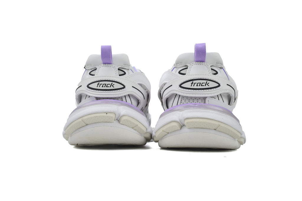 Balenciaga Track 2.0 Sneakers "White Purple" Men Women Chunky Dad Shoes