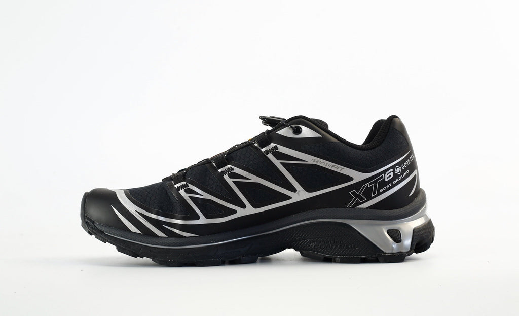 Salomon XT-6 GTX Trail Running Shoes "Black Silver"- outdoor hiking shoes/Women's Shoe Sale / Men's Shoe Sale