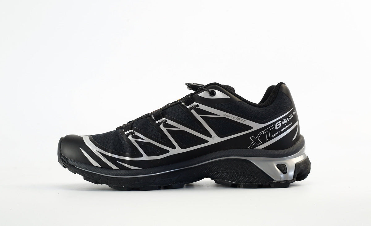 Salomon XT-6 GTX Trail Running Shoes "Black Silver"- outdoor hiking shoes/Women's Shoe Sale / Men's Shoe Sale