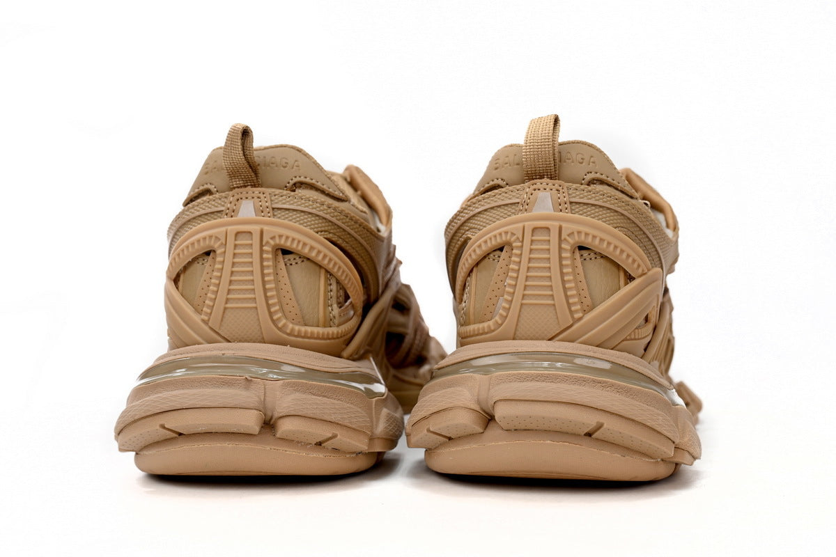 Balenciaga Track 2 Open Sneakers "Camel"-retro thick sole dad shoes，Women's Shoe Sale / Men's Shoe Sale