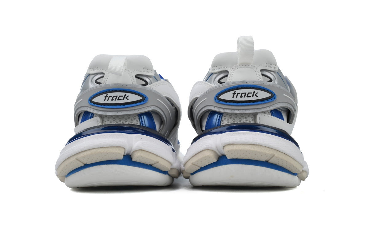 Balenciaga Track 2.0 Sneakers "White/Blue/Silver" Men Women Outdoor Hiking Dad Shoes