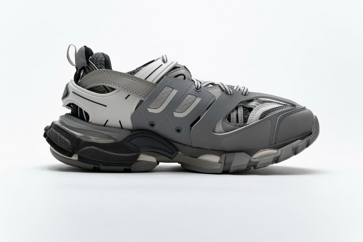 Balenciaga Track Sneakers "Grey White" Mesh Chunky Low Top Trainer