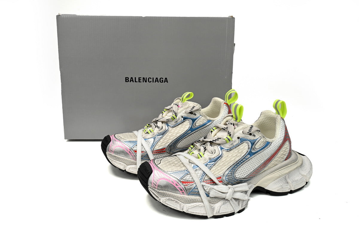 Balenciaga 3XL Sneaker "White Multi Color"-retro thick sole dad shoes，Women's Shoe Sale / Men's Shoe Sale