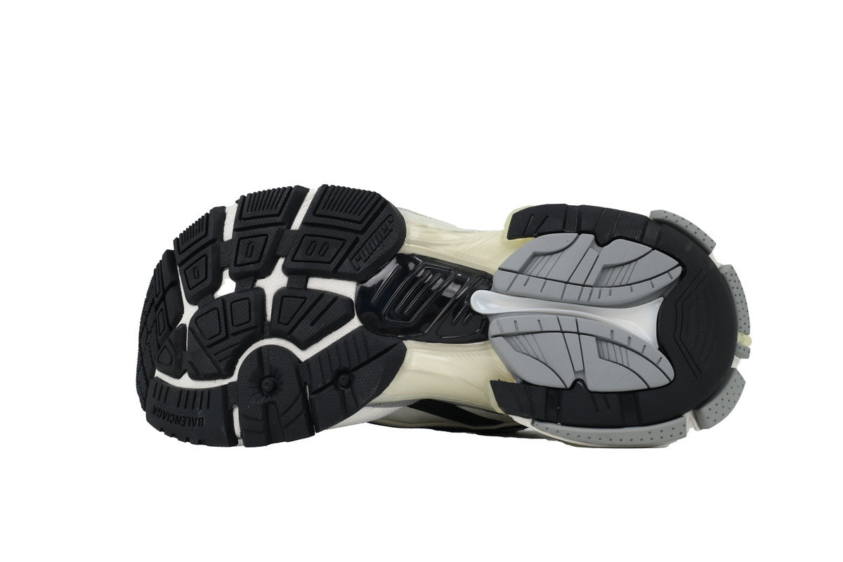 Balenciaga Runner Sneakers "Grey White Black"-retro thick sole dad shoes，Women's Shoe Sale / Men's Shoe Sale