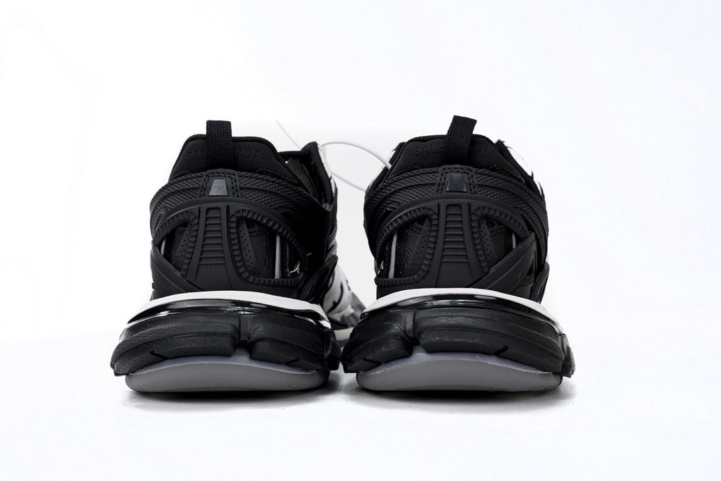 Balenciaga Track 2 Open Sneakers "Black White"-retro thick sole dad shoes，Women's Shoe Sale / Men's Shoe Sale