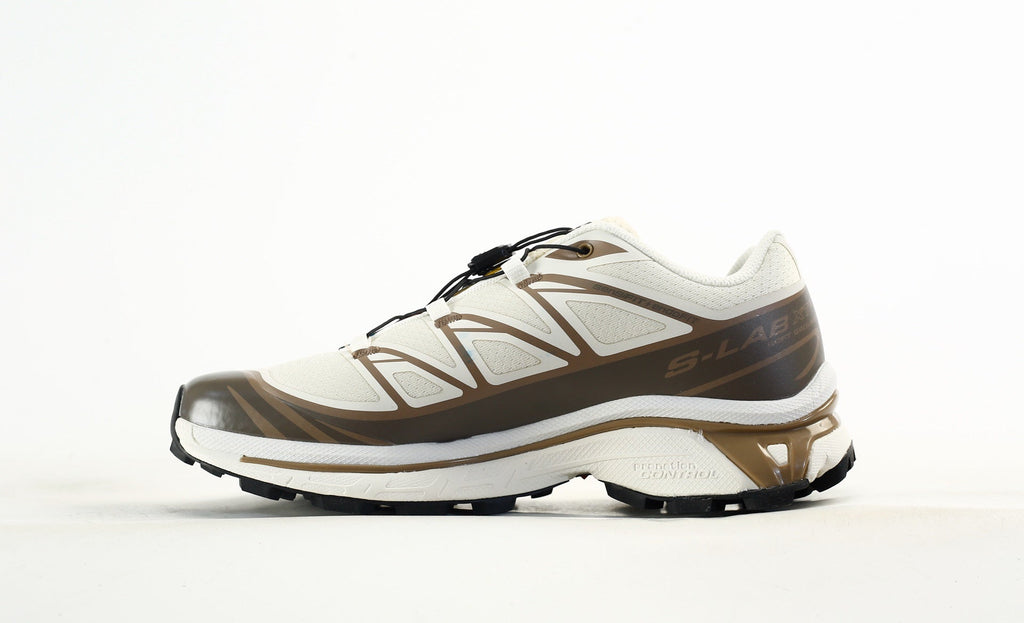 Salomon S-LAB XT-6 Men Women Outdoor Trail Running Shoes "Cream White Brown"