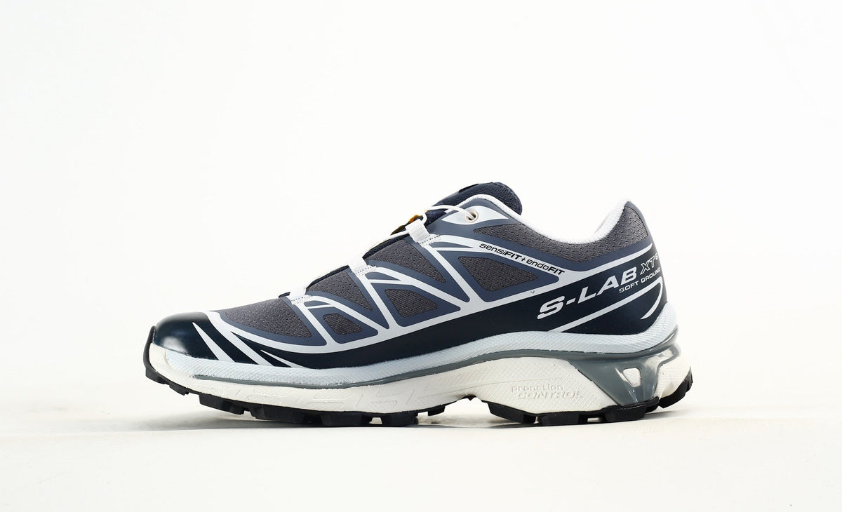 Salomon S-LAB XT-6 Trail Running Shoes "Dark Navy Grey"- outdoor hiking shoes/Women's Shoe Sale / Men's Shoe Sale