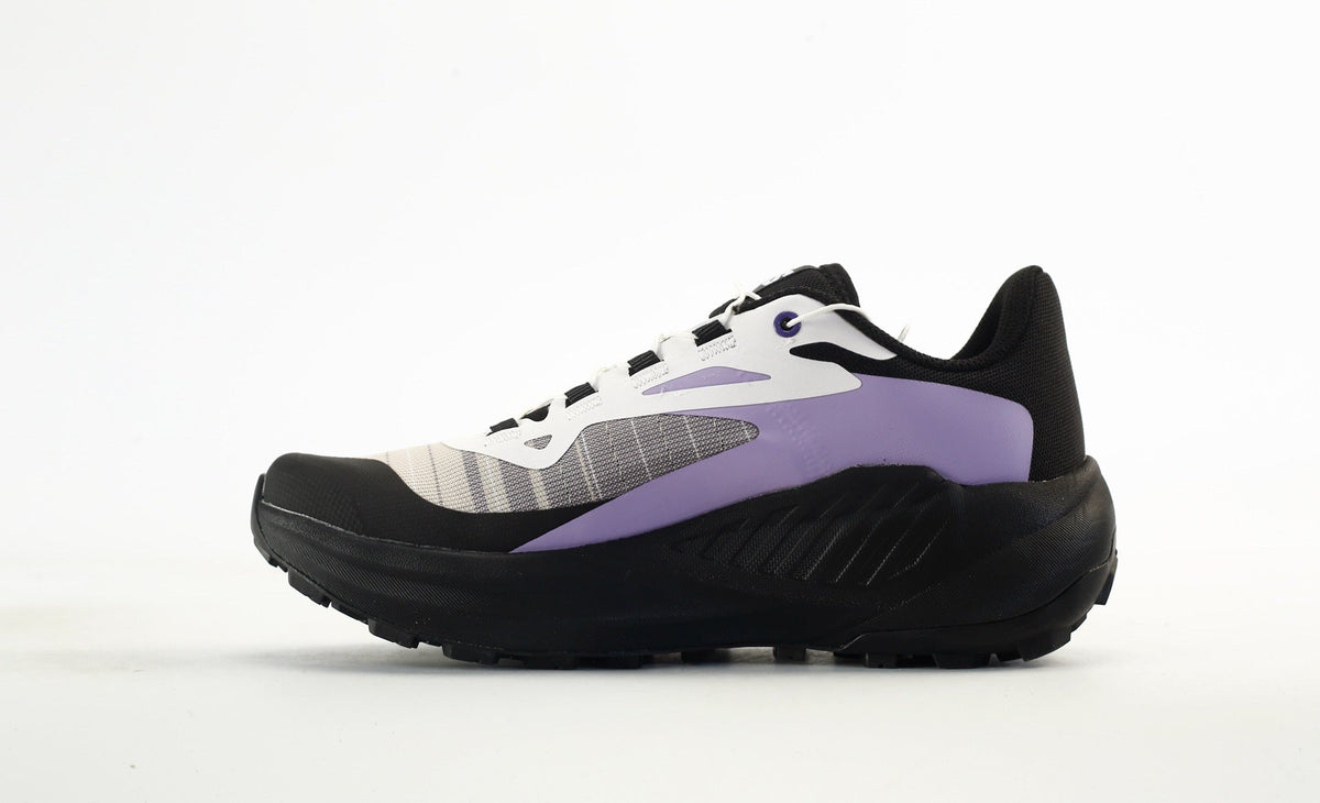 Salomon Genesis Trail Running Shoes "Black White Lavender"- outdoor hiking shoes/Women's Shoe Sale / Men's Shoe Sale