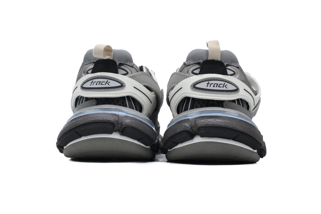 Balenciaga Track Trainer Sneakers "Grey White"-retro thick sole dad shoes，Women's Shoe Sale / Men's Shoe Sale