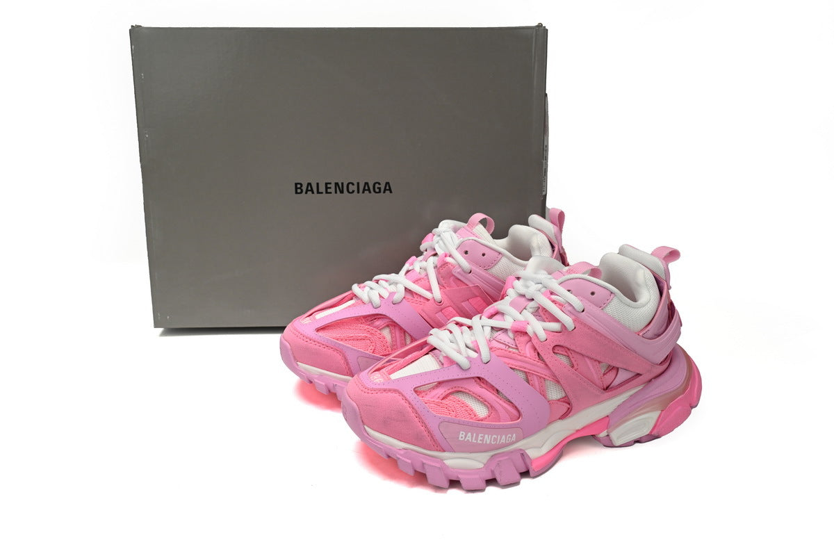 Balenciaga Track Sneakers "Pink Mix"-retro thick sole dad shoes，Women's Shoe Sale / Men's Shoe Sale