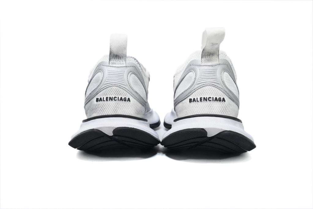 Balenciaga Circuit Sneakers "White Silver"-retro thick sole dad shoes，Women's Shoe Sale / Men's Shoe Sale