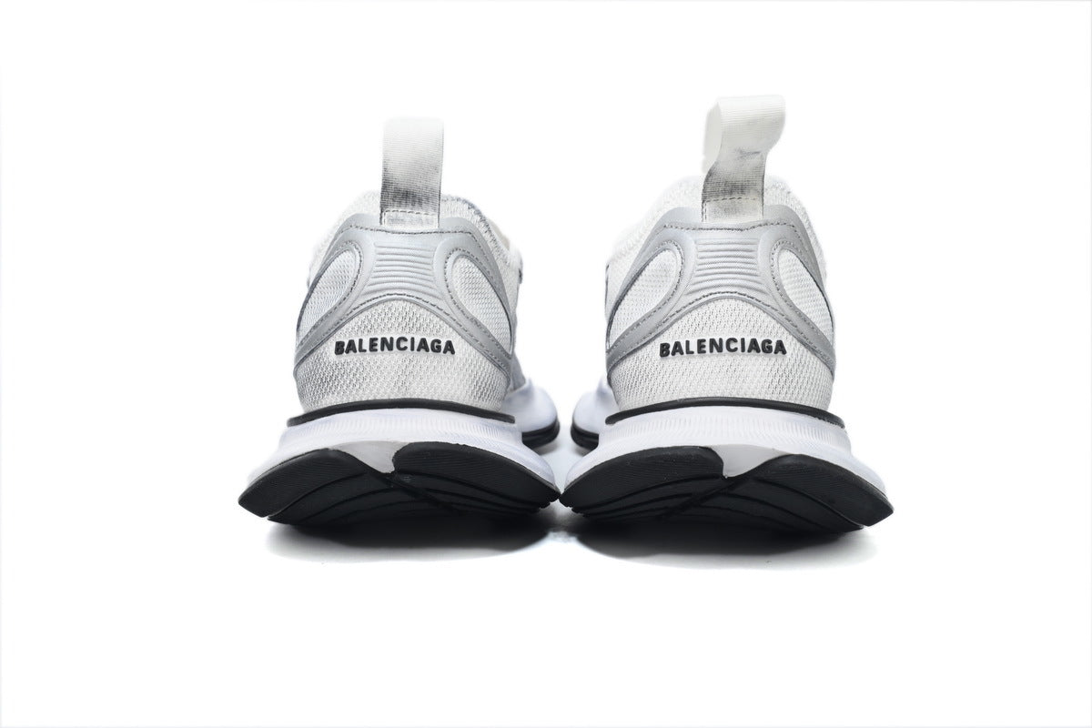 Balenciaga Circuit Sneakers "White Silver"-retro thick sole dad shoes，Women's Shoe Sale / Men's Shoe Sale