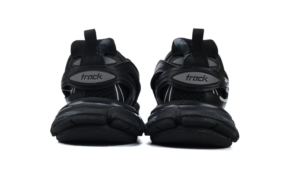 Balenciaga Track Sneakers "Black White Graffiti"-retro thick sole dad shoes，Women's Shoe Sale / Men's Shoe Sale