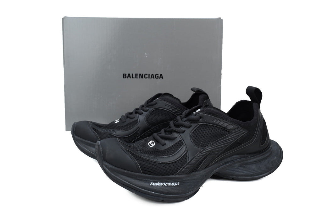 Balenciaga Circuit Mesh Runner Sneaker "Black"-retro thick sole dad shoes，Women's Shoe Sale / Men's Shoe Sale