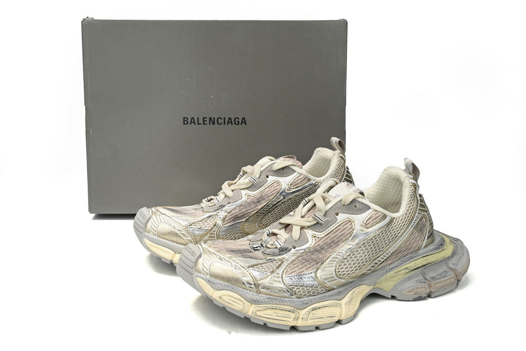 Balenciaga 3XL Sneaker "Beige Gold"-retro thick sole dad shoes，Women's Shoe Sale / Men's Shoe Sale