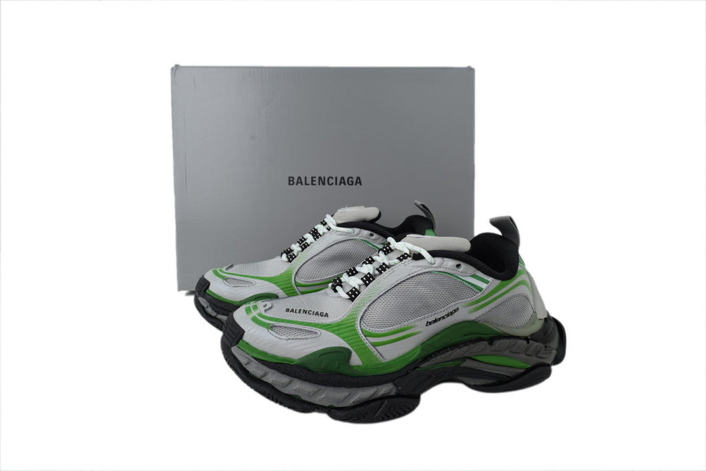 Balenciaga Triple S Sneakers "Grey Green"-retro thick sole dad shoes，Women's Shoe Sale / Men's Shoe Sale