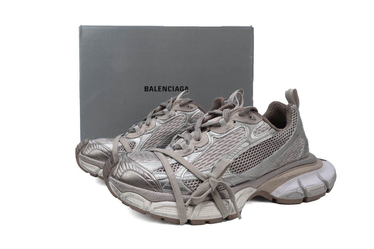 Balenciaga 3XL Sneakers "Taupe Mix"-retro thick sole dad shoes，Women's Shoe Sale / Men's Shoe Sale