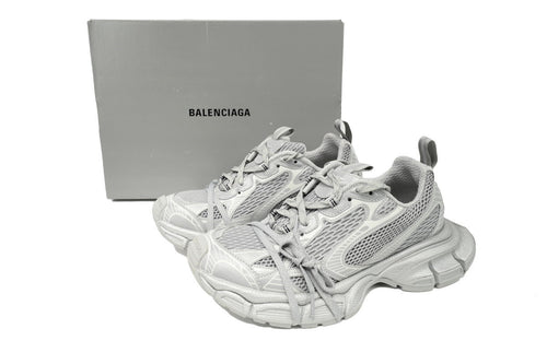 Balenciaga 3XL Mesh Trainer Sneaker "Grey"-retro thick sole dad shoes，Women's Shoe Sale / Men's Shoe Sale