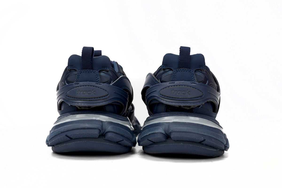 Balenciaga Track Sneakers "Dark Navy" Mesh Chunky Low Top Trainer