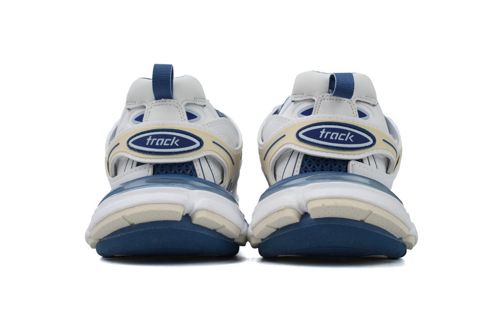Balenciaga Track 2.0 Sneakers "White Blue Beige" Men Women Fashion Dad Shoes
