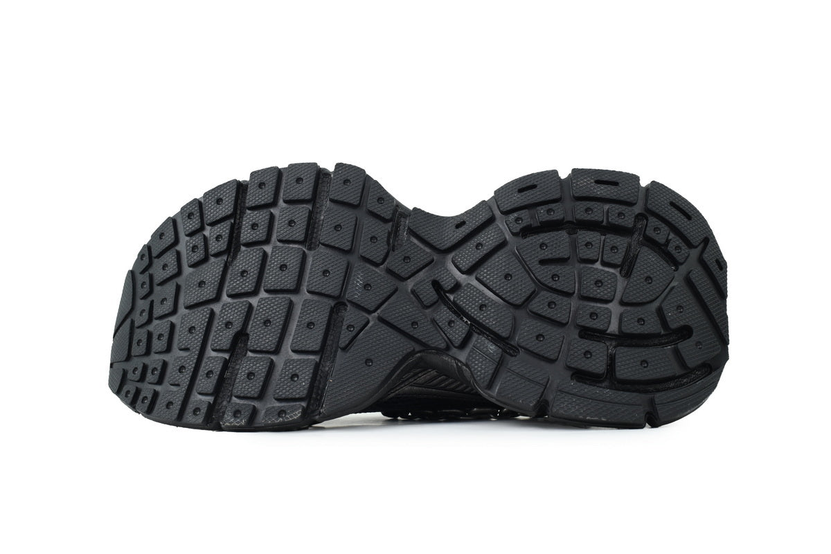 Balenciaga 3XL Chain Sneakers All Black "Black" Distressed Mesh Chunky Dad Shoes