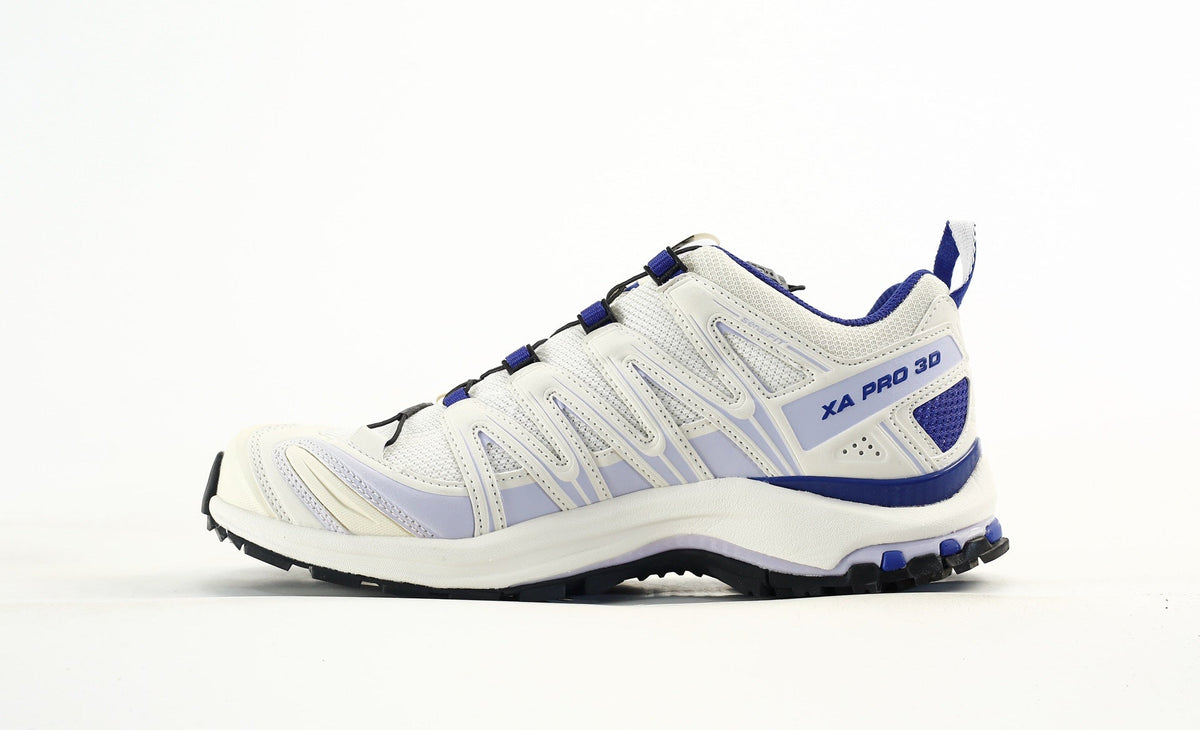 Salomon XA PRO 3D "White Blue" Outdoor Trail Running Hiking Shoes- outdoor hiking shoes/Women's Shoe Sale / Men's Shoe Sale