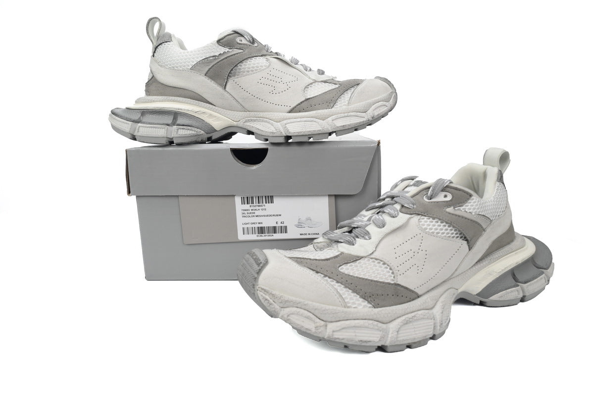 Balenciaga 3XL Sneaker "Light Grey Mix"-retro thick sole dad shoes，Women's Shoe Sale / Men's Shoe Sale