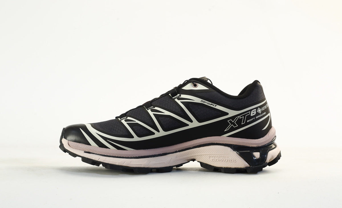 Salomon XT-6 GTX Men's Outdoor Trail Running Shoes "Black & Light Pink"