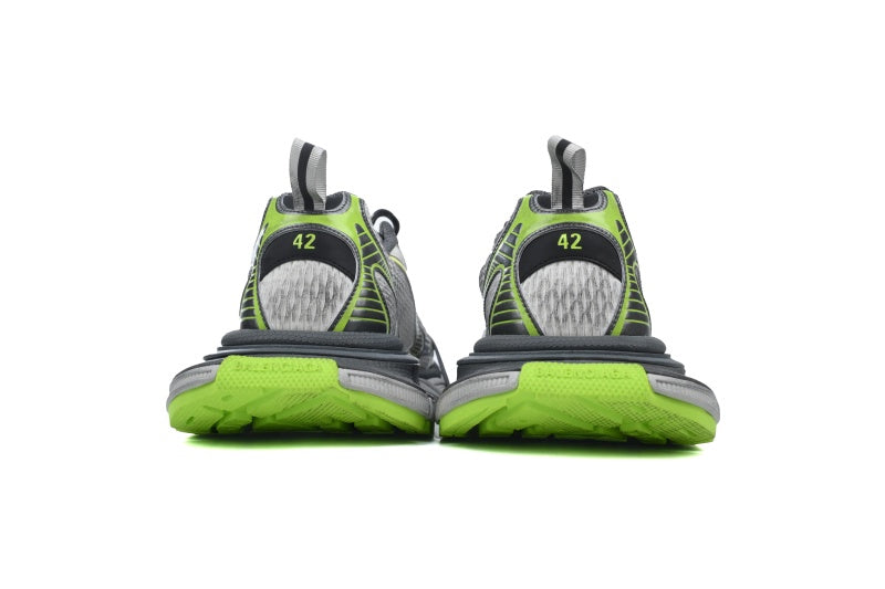 Balenciaga 3XL Sneaker "White Grey Fluorescent Green"-retro thick sole dad shoes，Women's Shoe Sale / Men's Shoe Sale