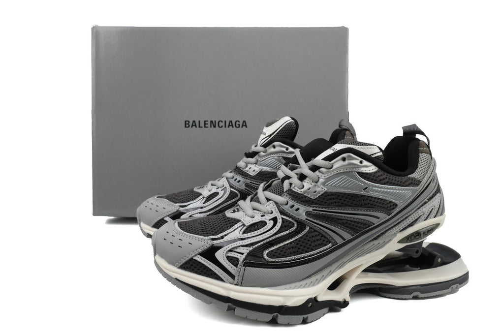 Balenciaga X-Pander Sneakers "Grey Black Silver"-retro thick sole dad shoes，Women's Shoe Sale / Men's Shoe Sale